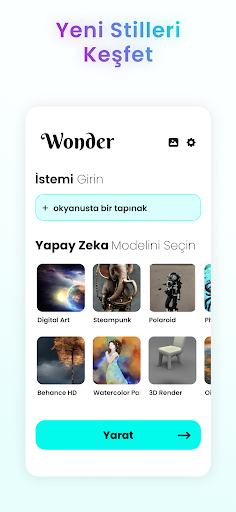 Wonder - Yapay Zeka Sanat? PC