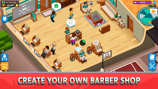 Idle Barber Shop Tycoon - 경영 게임