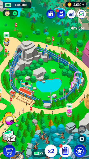 Idle Theme Park Tycoon - Recreation Game
