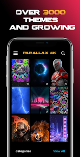 Parallax Wallpapers 4K الحاسوب