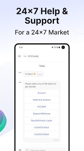 CoinDCX: Bitcoin Crypto App الحاسوب