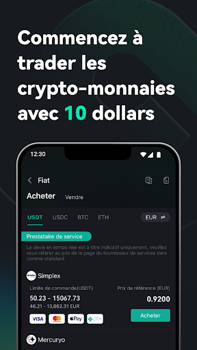 CoinEx: Acheter des bitcoins PC