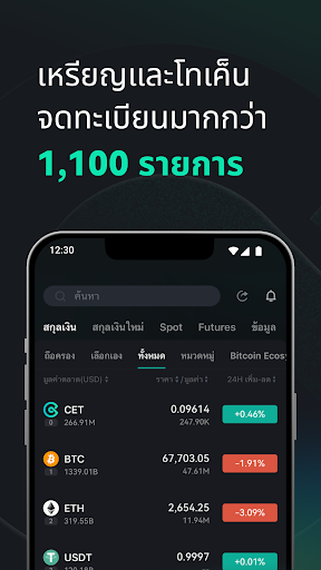 CoinEx: ซื้อสกุลเงินดิจิทัล PC