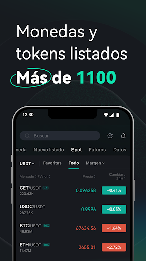 CoinEx: Compra BTC y Cripto PC