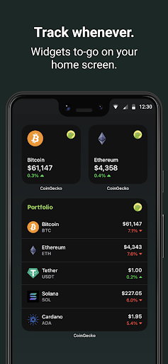 CoinGecko: NFT, Crypto Tracker PC