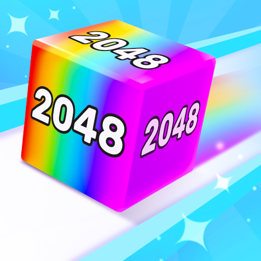 Chain Cube: um jogo 3D de combinação de 2048