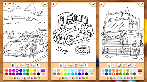 Cars Coloring & Drawing Game পিসি