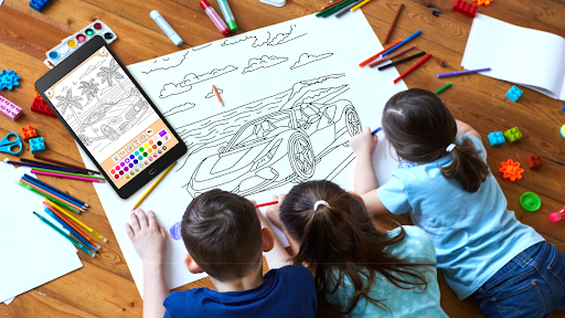 Cars Coloring & Drawing Game পিসি