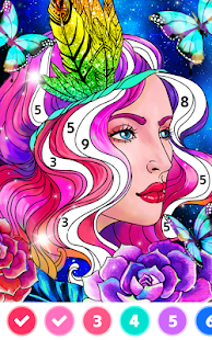 Color123 - color by number, paint coloring book