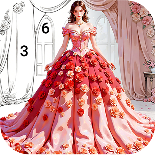 Gown Color - Paint by Number PC