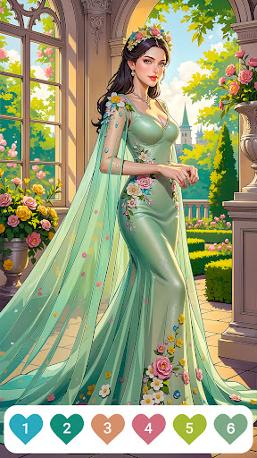 Gown Color - Paint by Number PC