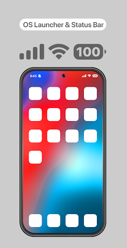 OS Launcher with Status Bar پی سی