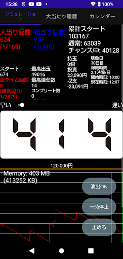 PシミュAI期待値(仕事量)パチプロくん PC