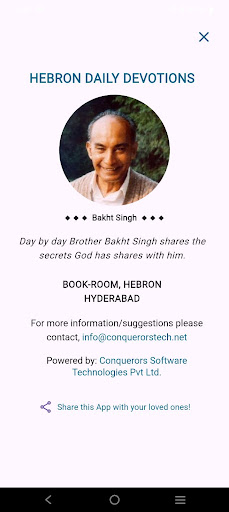 Hebron Daily Devotions