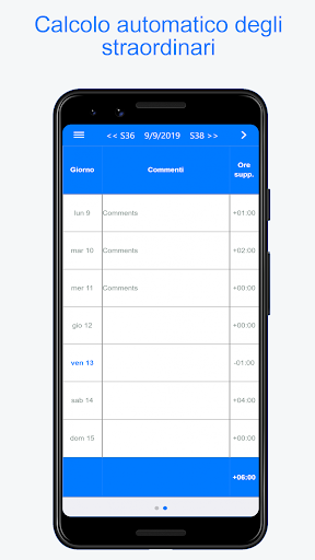 Planningify : Tempo di lavoro PC