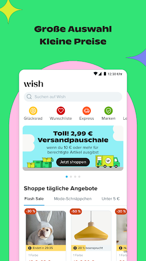 Wish - Smart Shoppen & Sparen PC