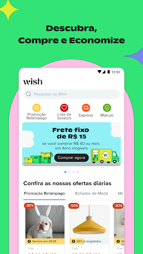 Wish - Para Comprar, Economizar e se divertir!