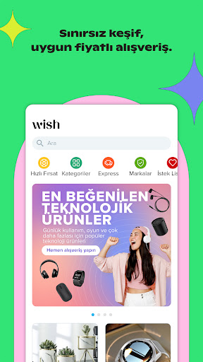 Wish-Alışveriş Artık Eğlenceli