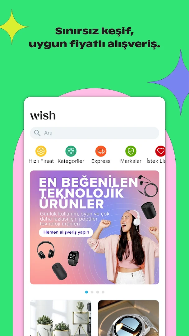 Wish-Alışveriş Artık Eğlenceli PC