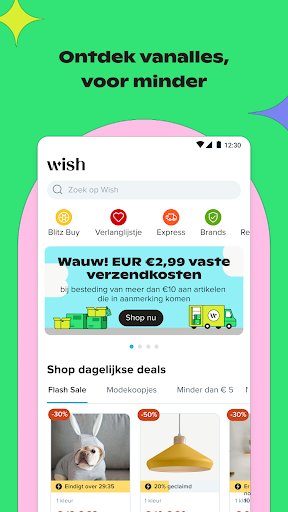 Wish: Shop en bespaar PC