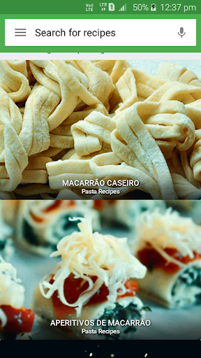 Receitas de Massa para PC