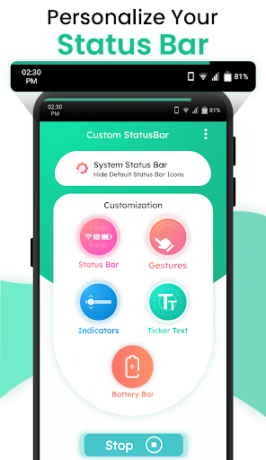 Statusbar Icon Hider Customize الحاسوب