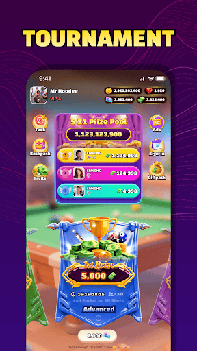 CueGo: 8 ball pool peak match电脑版