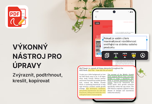 PDF čtečka a prohlížeč PDF