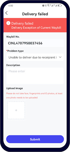 Parcel Delivery Courier