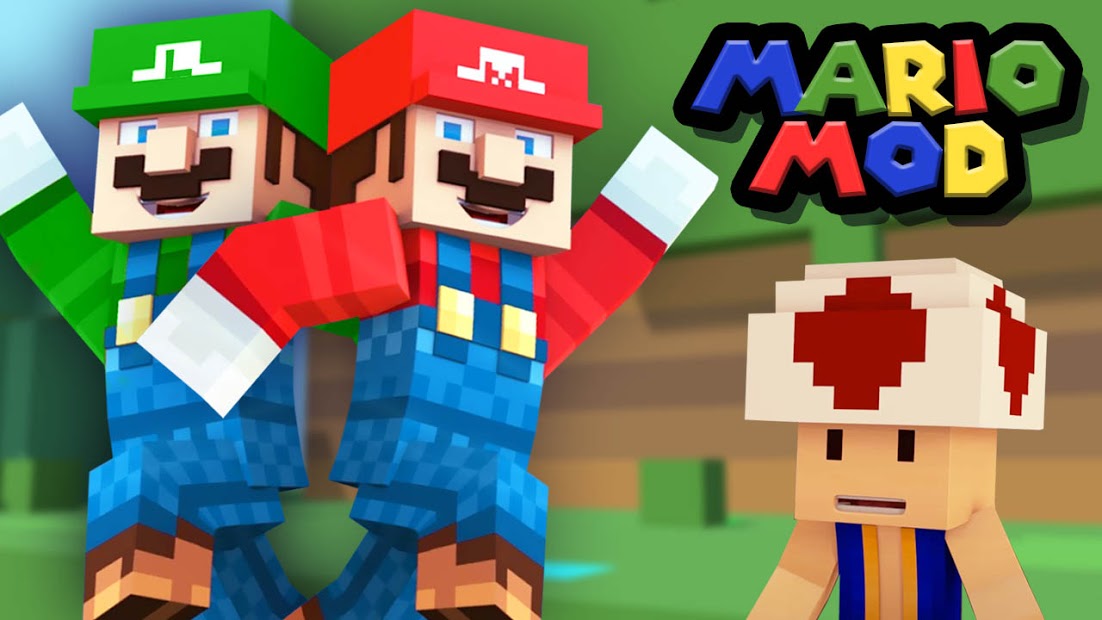 Mario Mod for Minecraft PE PC