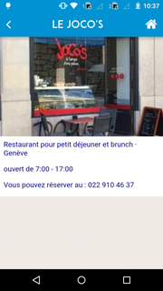Restaurant Genève Jocos PC