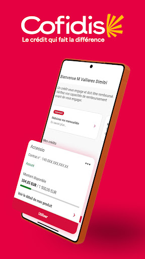 Cofidis, app crédit et budget PC