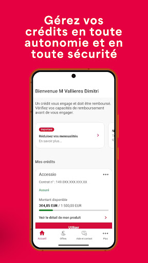 Cofidis, app crédit et budget PC