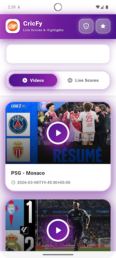 CricFy: Soccer Live Scores PC