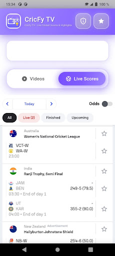 CricFy TV : Live Score PC