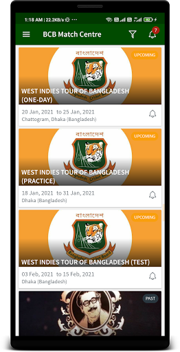 BCB Match Centre ????