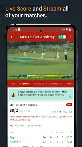 CricHeroes-Cricket Scoring App PC