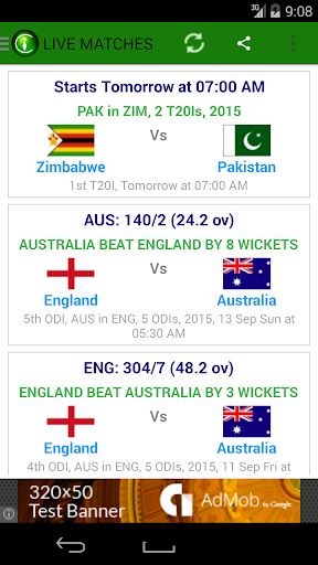 CricInstant Cricket Scores