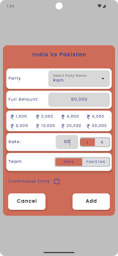 Cricket Khata Book PC