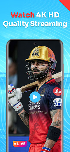 Live Cricket TV HD Streaming الحاسوب