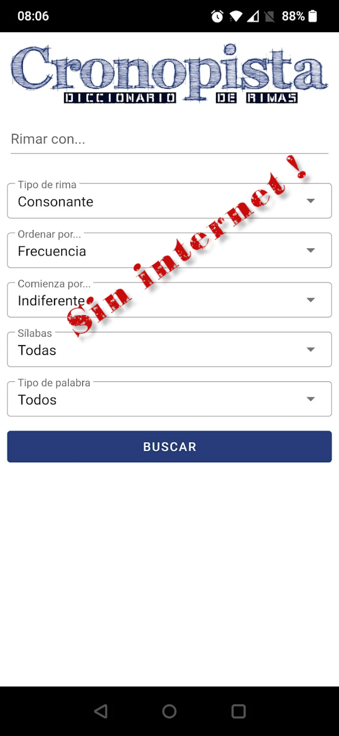 Cronopista diccionario rimas PC