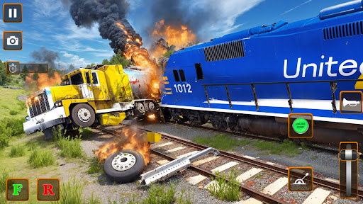Train Truck Crash Rampage Sim پی سی