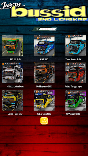 Livery Bussid SHD Lengkap PC