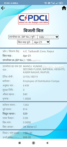 मोर बिजली (CSPDCL Mor Bijlee) PC