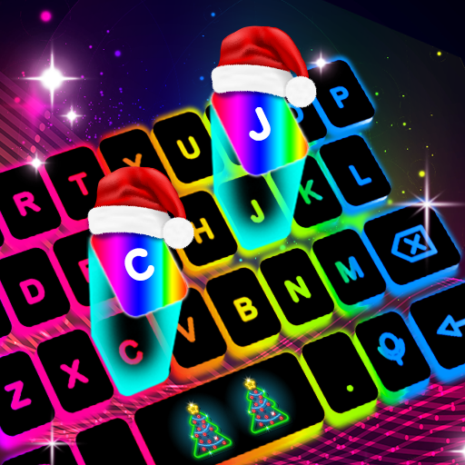 Neon LED Keyboard|LED Tastatur PC