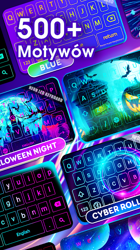 Neon LED Keyboard - Klawiatura PC