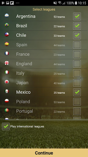 CyberFoot Football manager