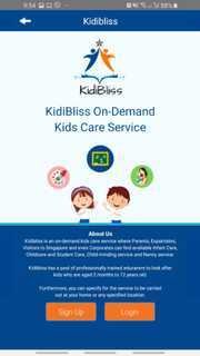 KidiBliss: On-demand Kids Care PC