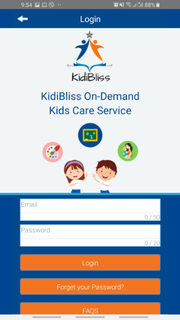 KidiBliss: On-demand Kids Care PC