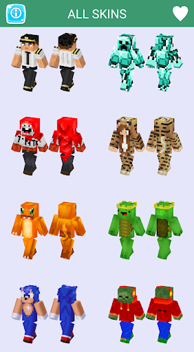 Boy & Girl skins for Minecraft پی سی